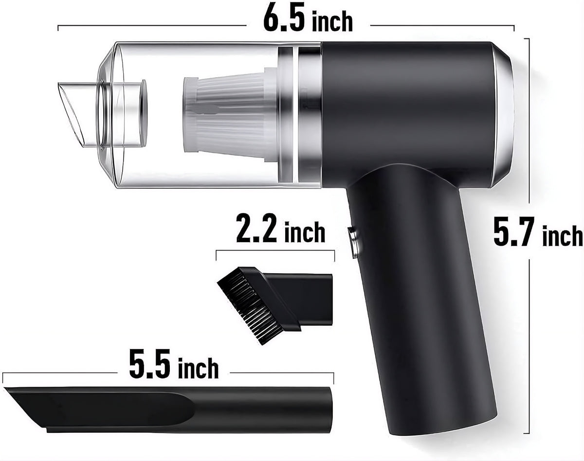 Mini Vac Pro | Portable 3-in-1 Cordless Vacuum Cleaner